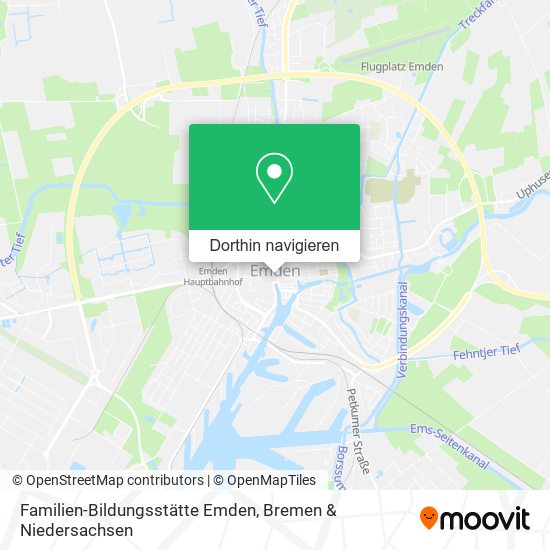 Familien-Bildungsstätte Emden Karte