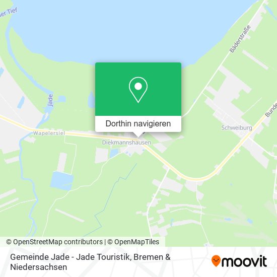 Gemeinde Jade - Jade Touristik Karte