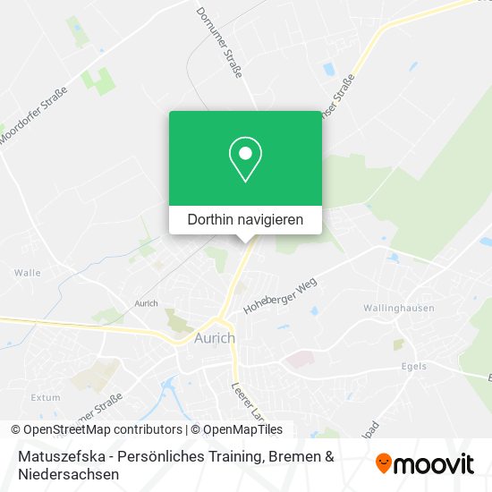 Matuszefska - Persönliches Training Karte