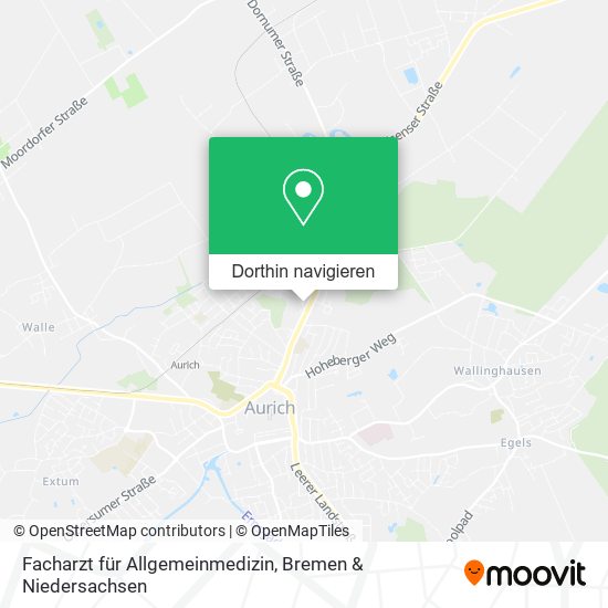 Facharzt für Allgemeinmedizin Karte