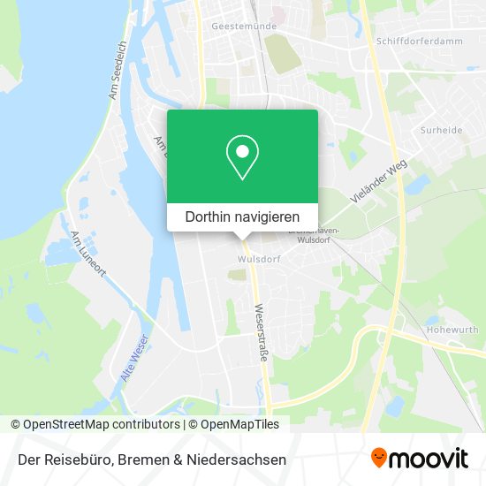 Der Reisebüro Karte