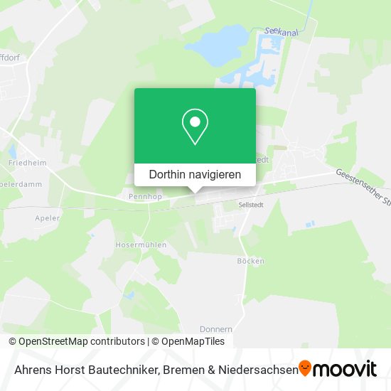 Ahrens Horst Bautechniker Karte