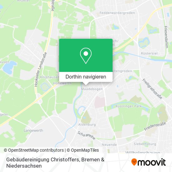 Gebäudereinigung Christoffers Karte