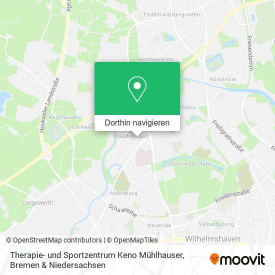 Therapie- und Sportzentrum Keno Mühlhauser Karte