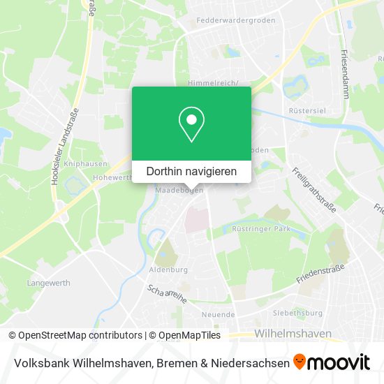 Volksbank Wilhelmshaven Karte