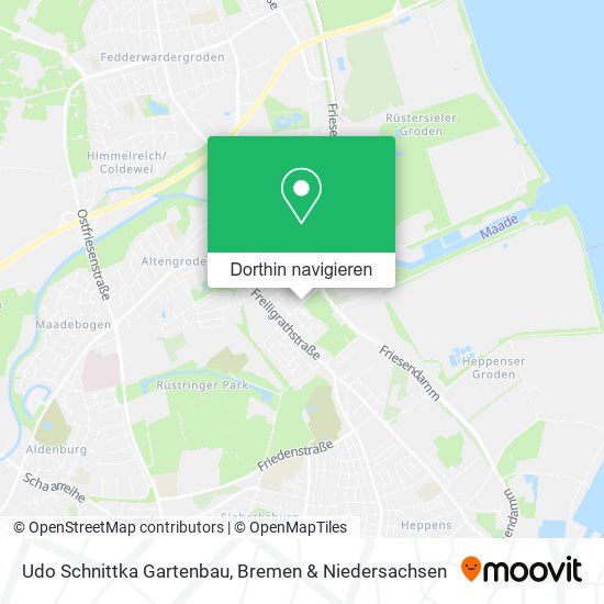 Udo Schnittka Gartenbau Karte