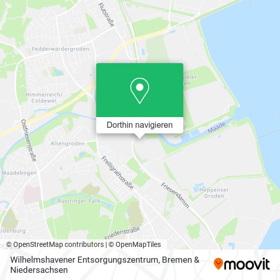 Wilhelmshavener Entsorgungszentrum Karte