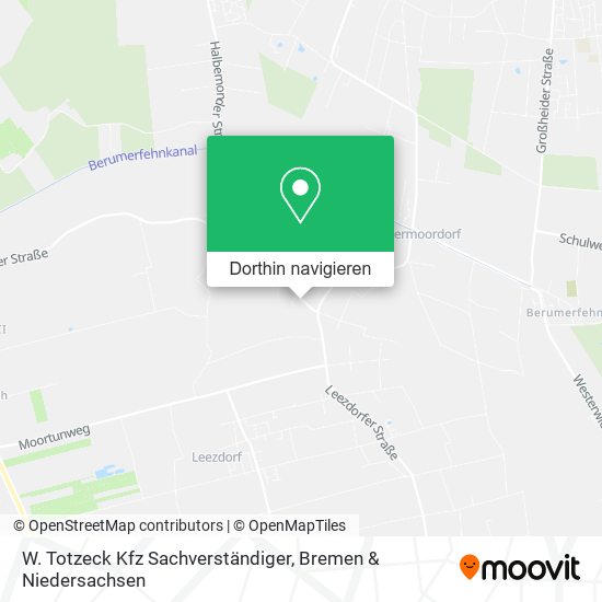 W. Totzeck Kfz Sachverständiger Karte