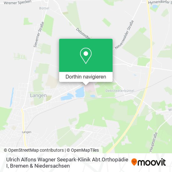 Ulrich Alfons Wagner Seepark-Klinik Abt.Orthopädie I Karte