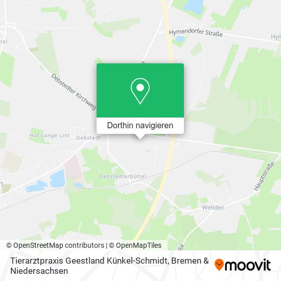 Tierarztpraxis Geestland Künkel-Schmidt Karte