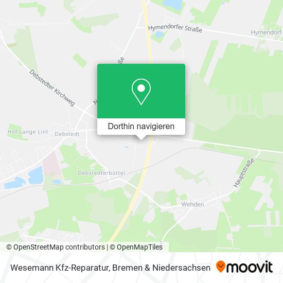 Wesemann Kfz-Reparatur Karte