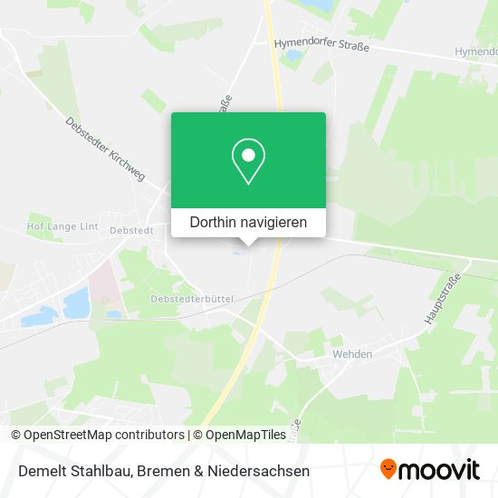 Demelt Stahlbau Karte
