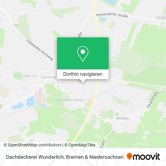 Dachdeckerei Wunderlich Karte