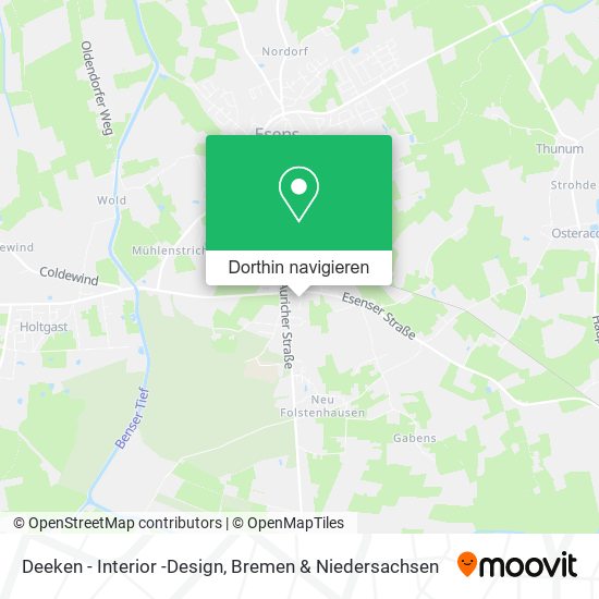 Deeken - Interior -Design Karte