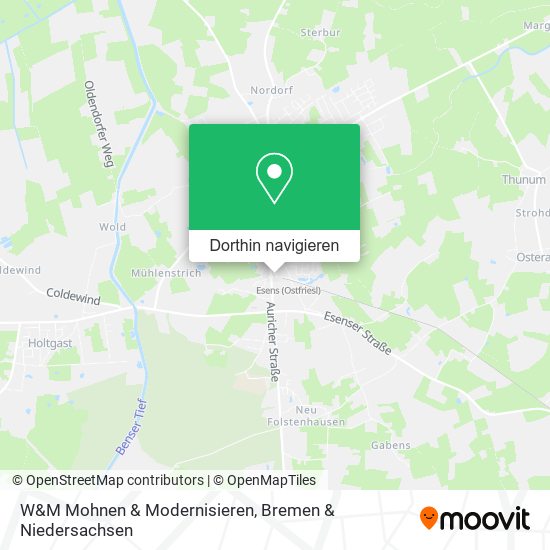 W&M Mohnen & Modernisieren Karte