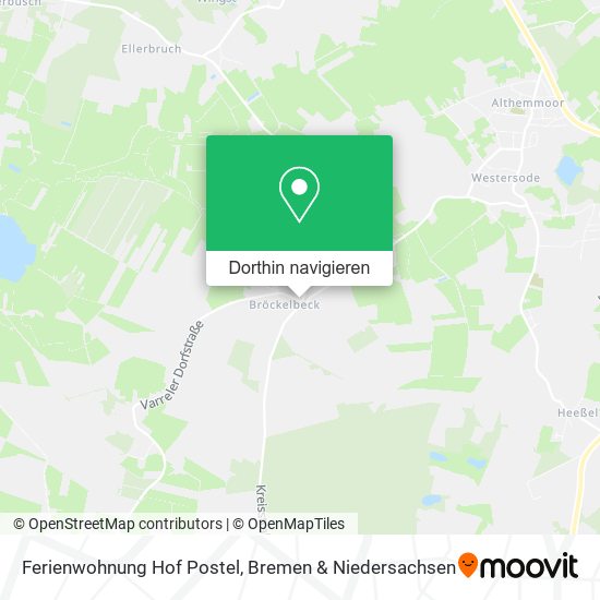 Ferienwohnung Hof Postel Karte