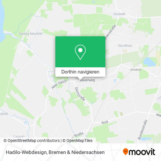 Hadilo-Webdesign Karte
