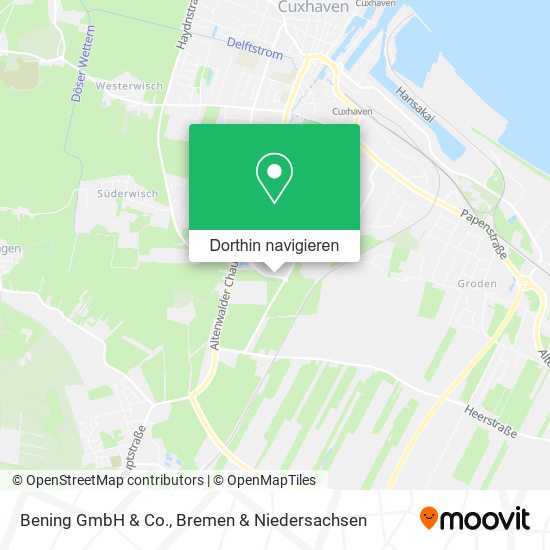 Bening GmbH & Co. Karte