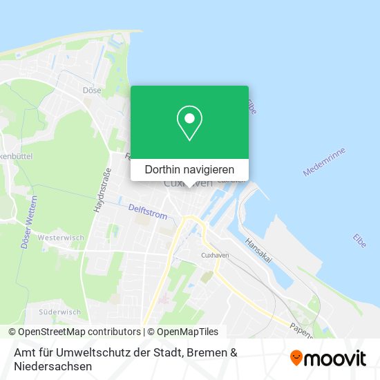 Amt für Umweltschutz der Stadt Karte