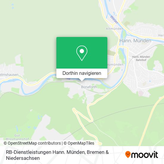 RB-Dienstleistungen Hann. Münden Karte
