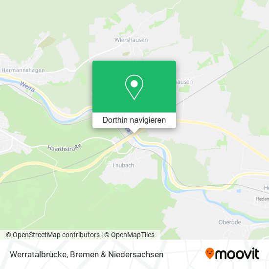Werratalbrücke Karte