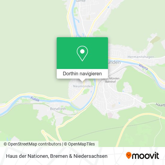 Haus der Nationen Karte