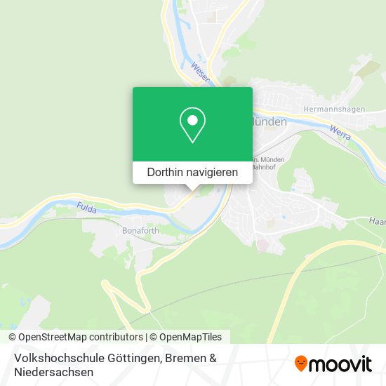 Volkshochschule Göttingen Karte