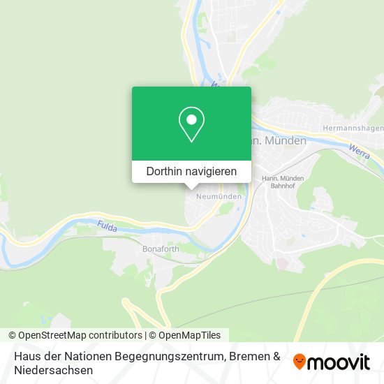 Haus der Nationen Begegnungszentrum Karte