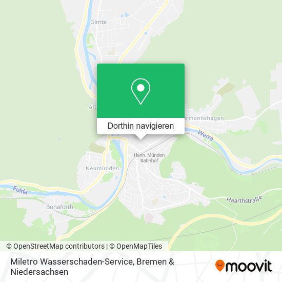 Miletro Wasserschaden-Service Karte