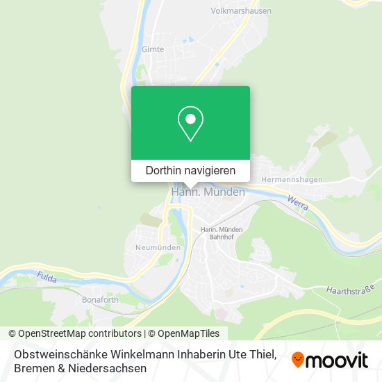 Obstweinschänke Winkelmann Inhaberin Ute Thiel Karte