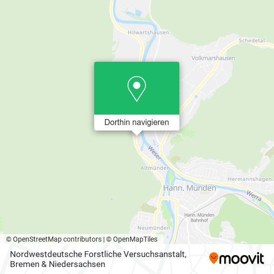 Nordwestdeutsche Forstliche Versuchsanstalt Karte