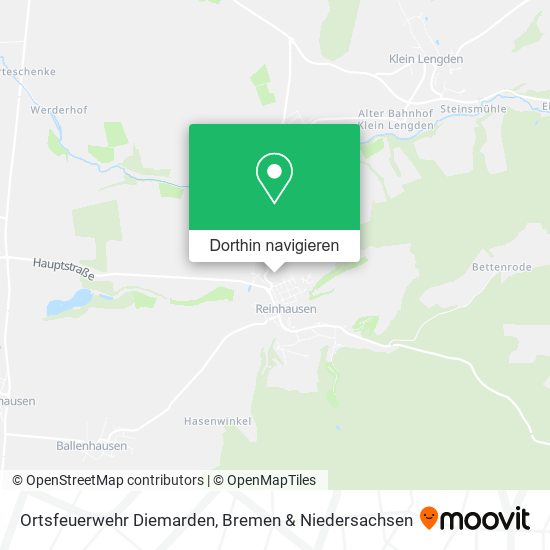 Ortsfeuerwehr Diemarden Karte