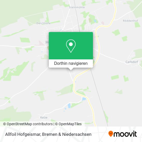 Allfoil Hofgeismar Karte