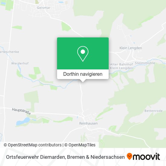 Ortsfeuerwehr Diemarden Karte
