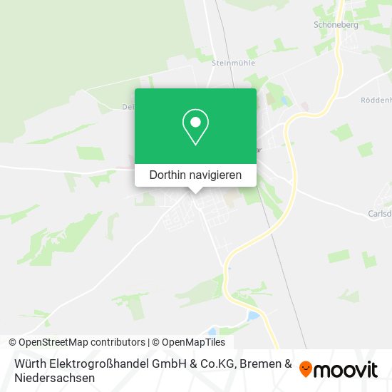 Würth Elektrogroßhandel GmbH & Co.KG Karte