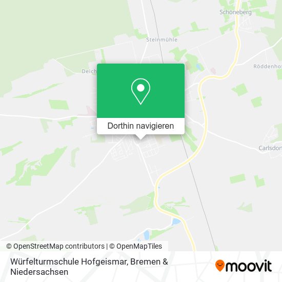 Würfelturmschule Hofgeismar Karte