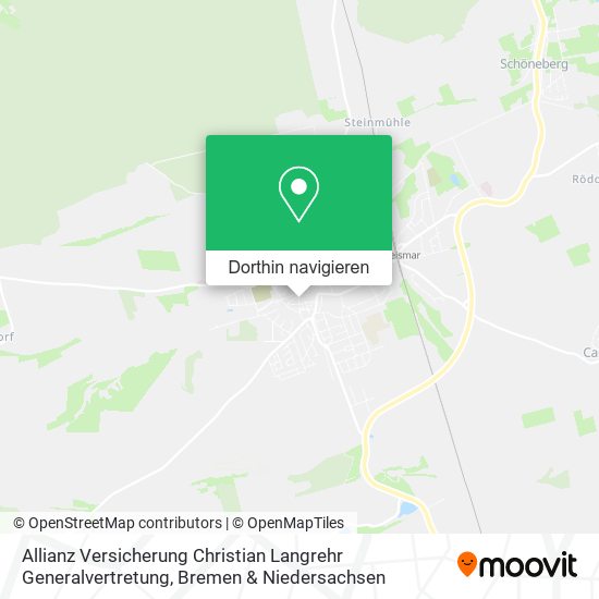 Allianz Versicherung Christian Langrehr Generalvertretung Karte