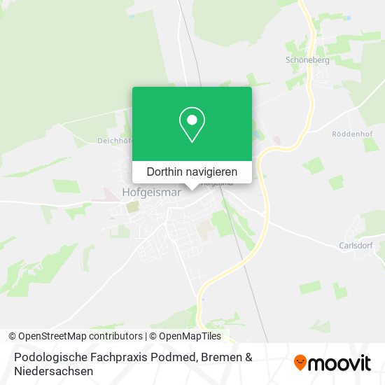 Podologische Fachpraxis Podmed Karte