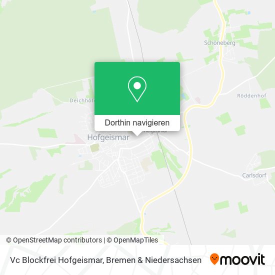 Vc Blockfrei Hofgeismar Karte