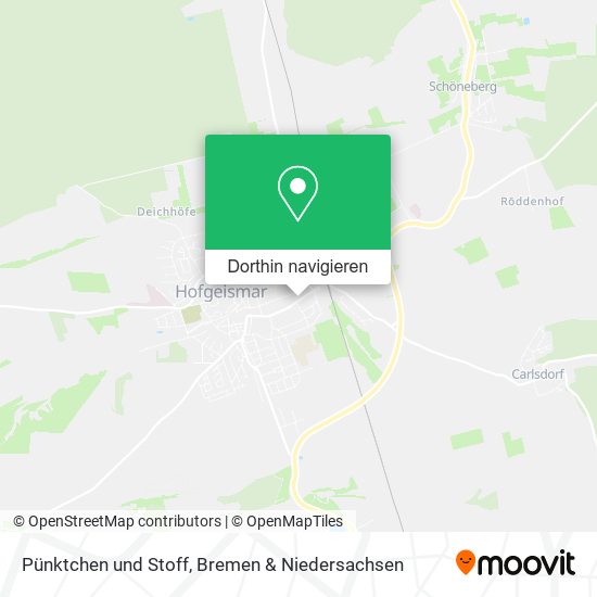Pünktchen und Stoff Karte