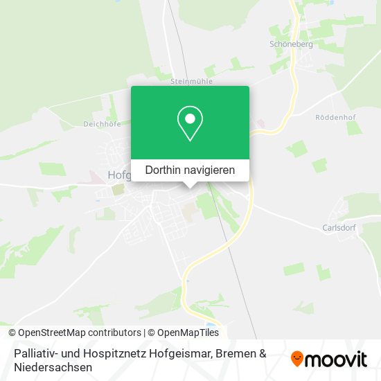 Palliativ- und Hospitznetz Hofgeismar Karte