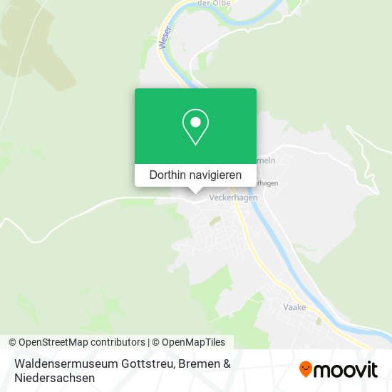 Waldensermuseum Gottstreu Karte