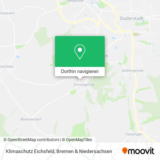 Klimaschutz Eichsfeld Karte