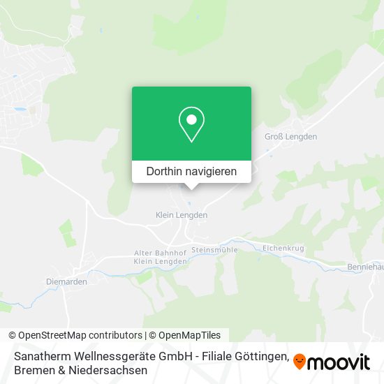 Sanatherm Wellnessgeräte GmbH - Filiale Göttingen Karte