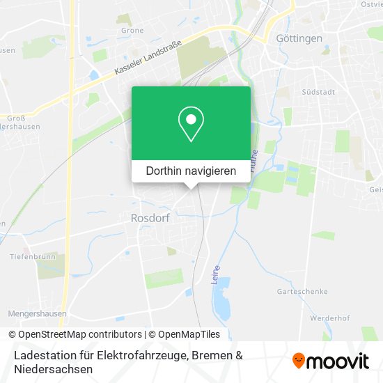 Ladestation für Elektrofahrzeuge Karte