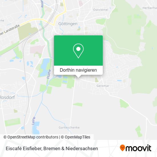 Eiscafé Eisfieber Karte