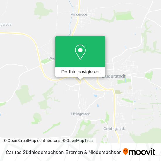 Caritas Südniedersachsen Karte