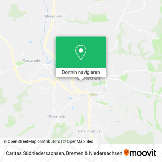 Caritas Südniedersachsen Karte