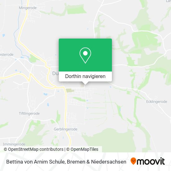Bettina von Arnim Schule Karte