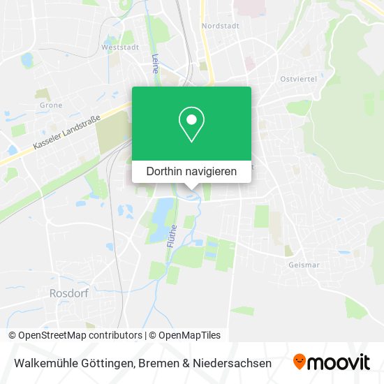 Walkemühle Göttingen Karte